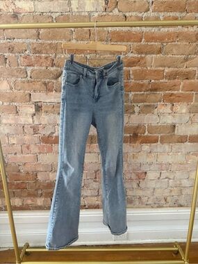 Fashion Nova Light Blue Flare Jeans